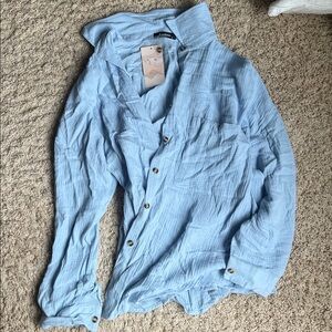 Light Blue Button-Up Shirt
